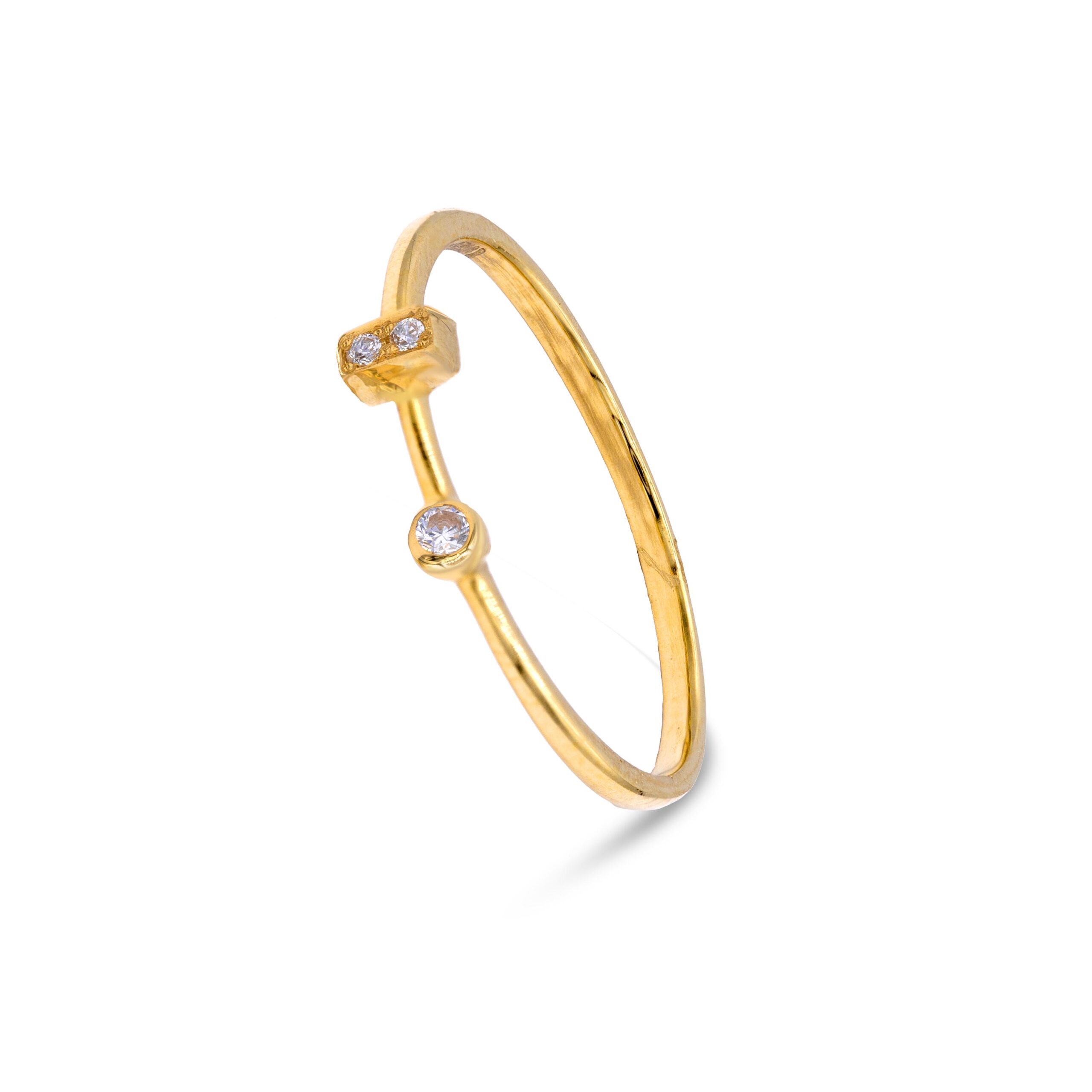 Gilded Circles gold ring – Raja Jewelers